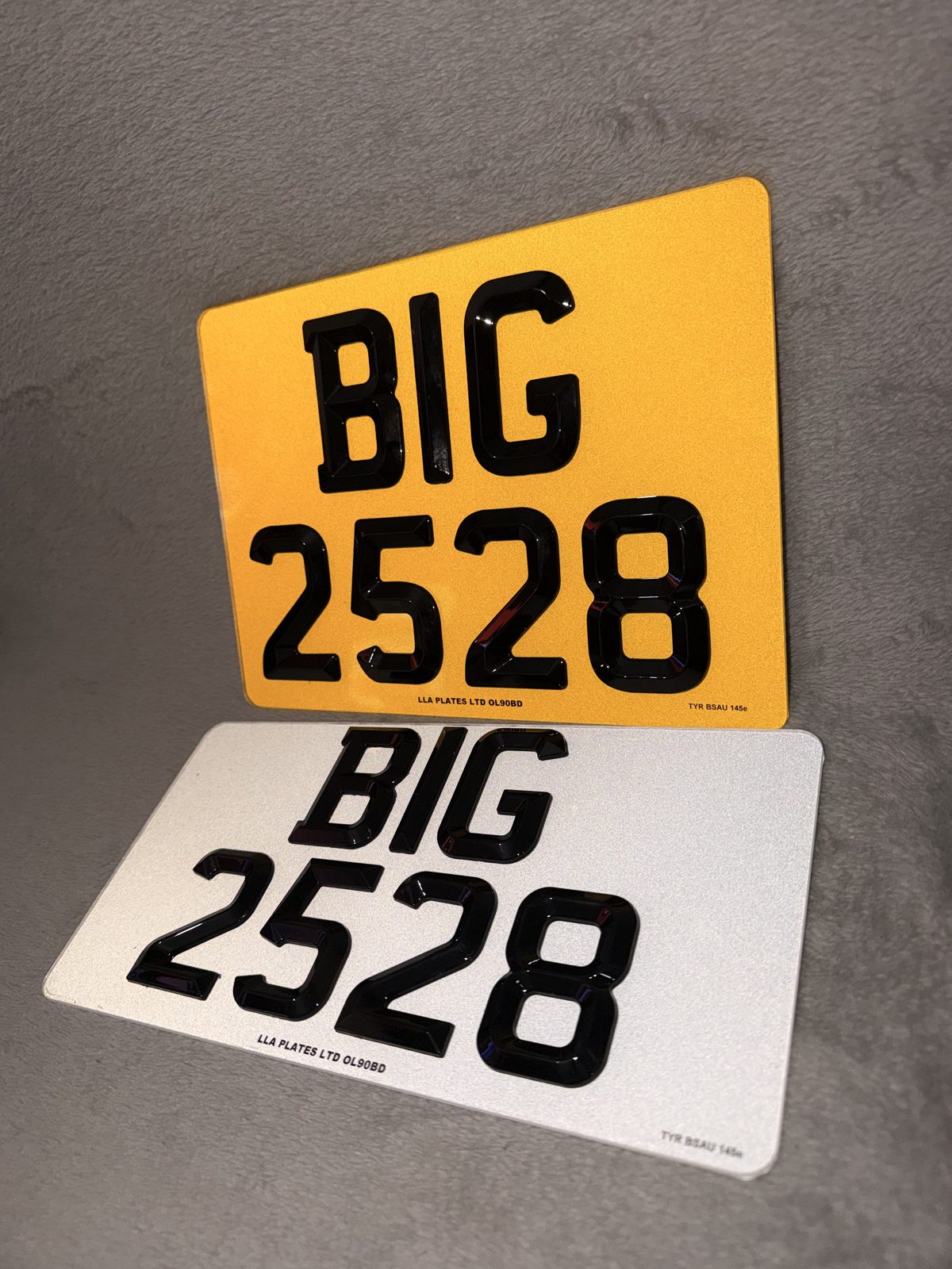 Customer car with LLA Plates