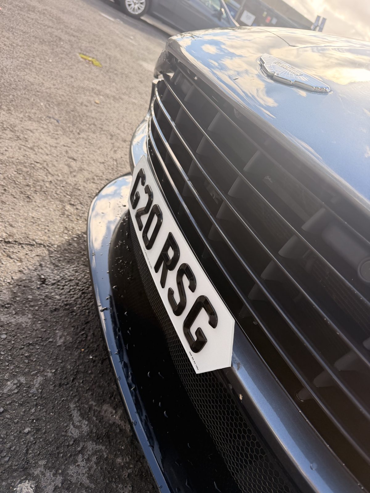 Customer car with LLA Plates
