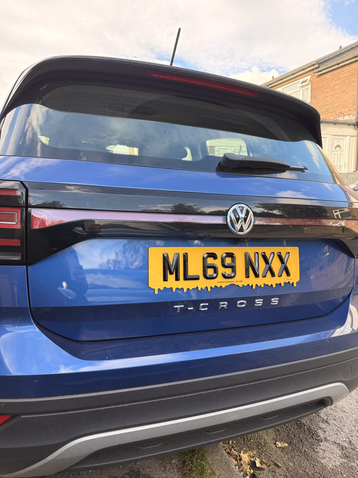 Customer car with LLA Plates